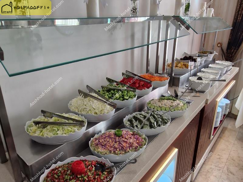 منو غذایی هتل کوثر مشهد