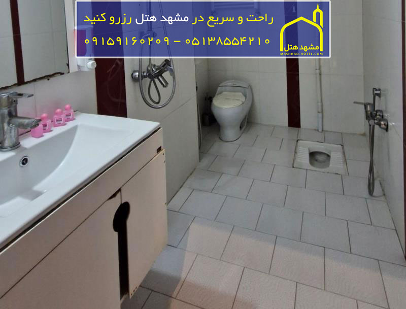 اتاق هتل زمرد مشهد