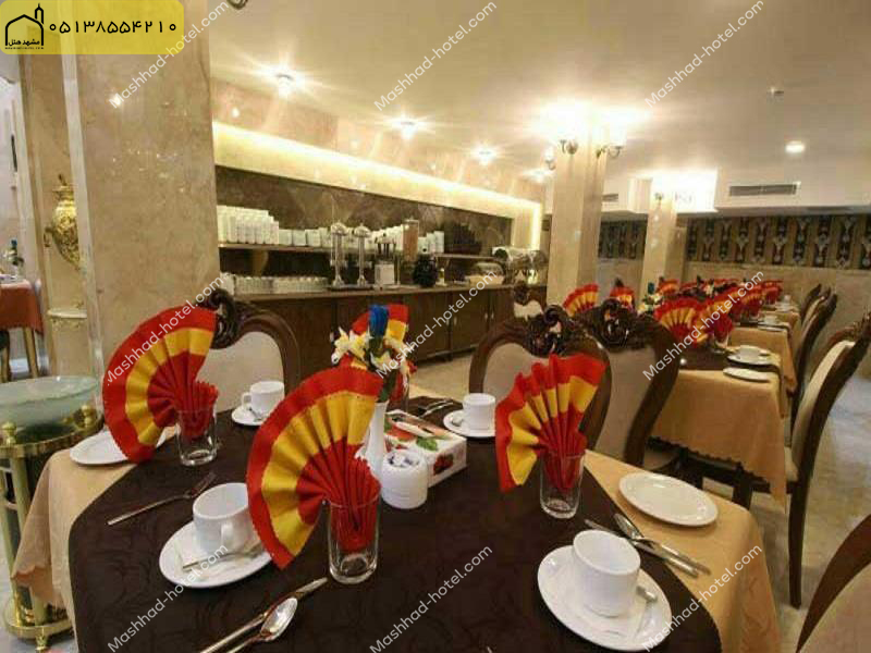 رستوران هتل ملیسا مشهد