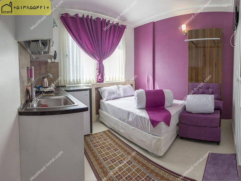 آپارتمان یک خوابه چهار تخته با ظرفیت چهار نفر