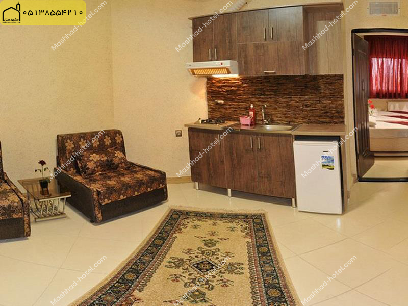 آپارتمان یک خوابه چهار تخته با ظرفیت چهار نفر