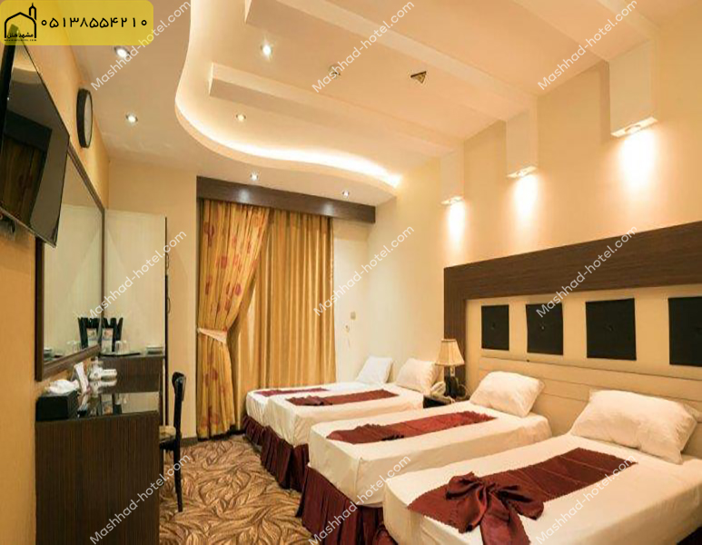 اتاق چهار تخته با ظرفیت چهار نفر