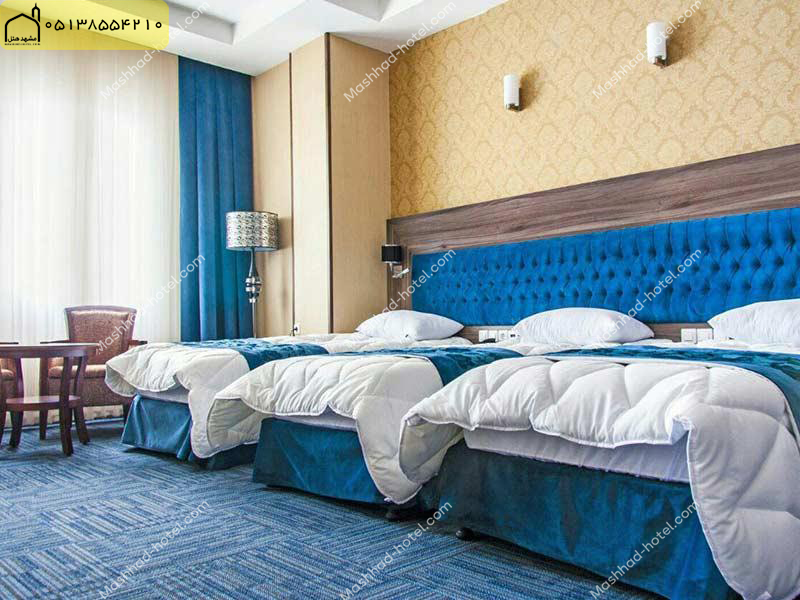 اتاق چهار تخته با ظرفیت چهار نفر