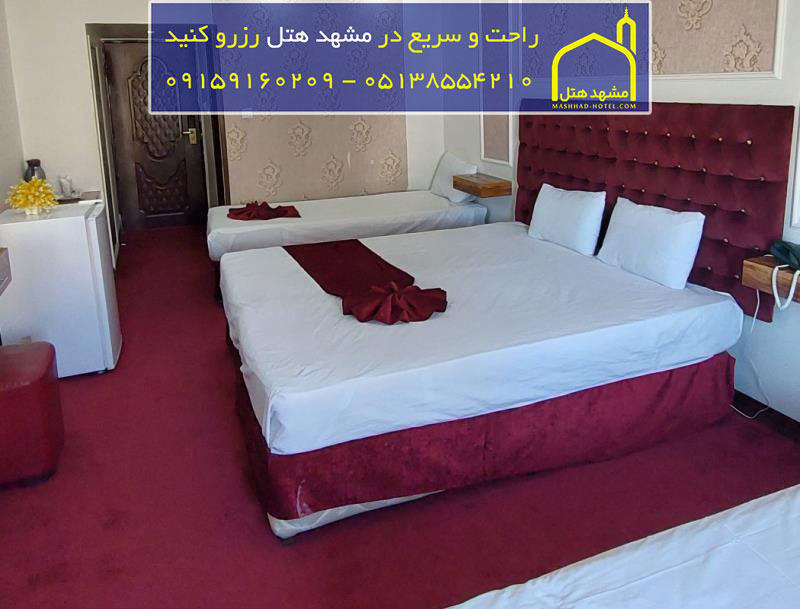 اتاق چهار تخته با ظرفیت چهار نفر