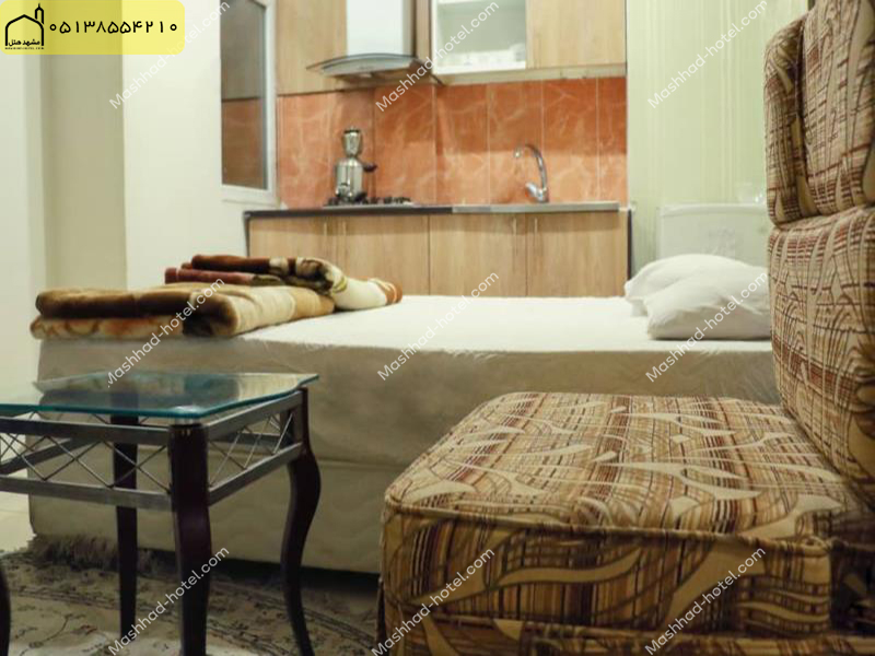 آپارتمان یک خوابه پنج تخته با ظرفیت پنج نفر