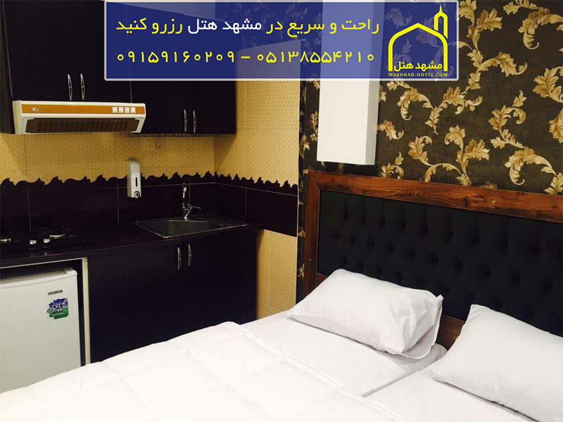 اتاق چهار تخته با ظرفیت چهار نفر