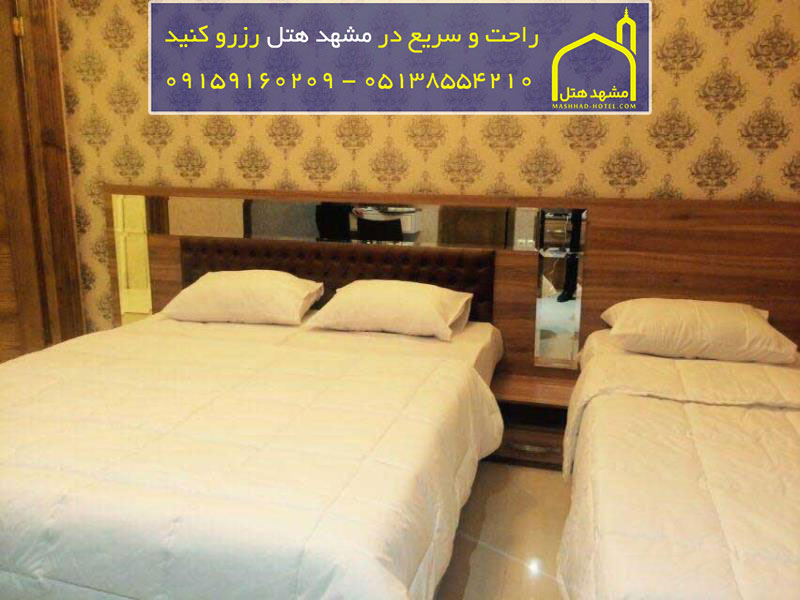 اتاق سه تخته با ظرفیت سه نفر