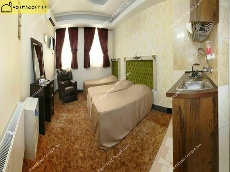 اتاق سه تخته با ظرفیت سه نفر