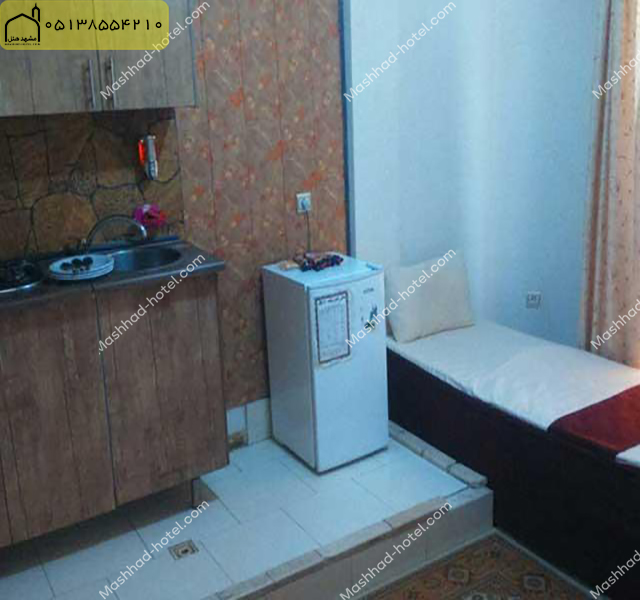 آپارتمان یک خوابه چهار تخته با ظرفیت چهار نفر