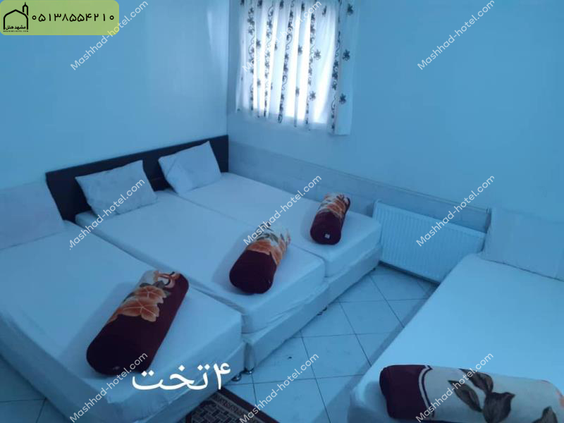 اتاق چهار تخته با ظرفیت چهار نفر