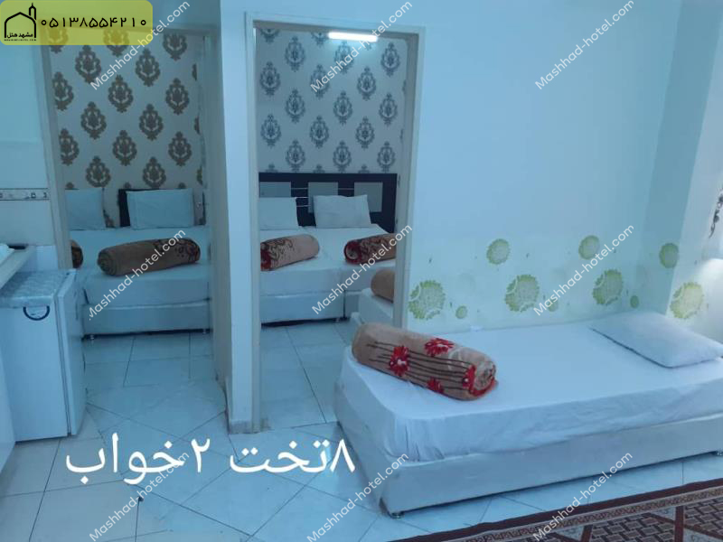 آپارتمان دو خوابه هشت تخته با ظرفیت هشت نفر