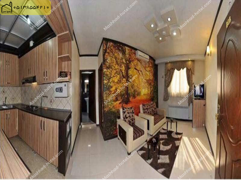 آپارتمان یک خوابه چهار تخته با ظرفیت چهار نفر