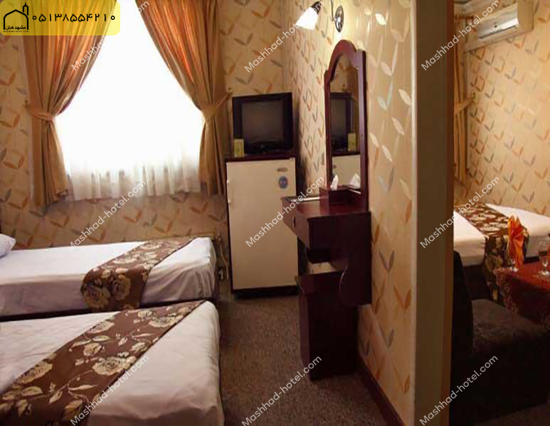 اتاق دو تخته توئین با ظرفیت دو نفر