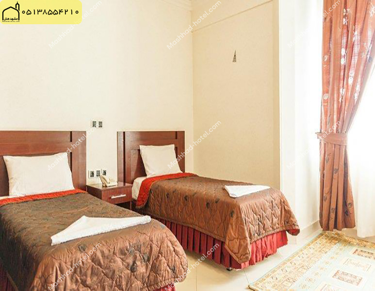 اتاق دو تخته توئین با ظرفیت دو نفر