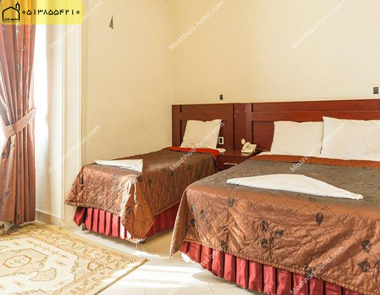 اتاق دو تخته توئین فولبرد با ظرفیت دو نفر