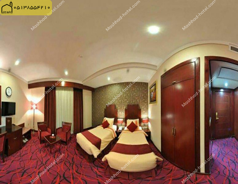 اتاق دو تخته توئین با ظرفیت دو نفر