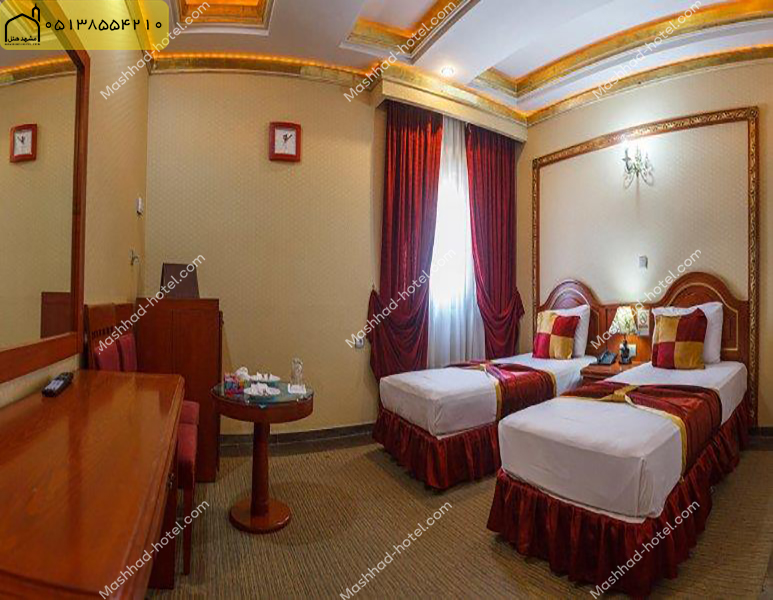 اتاق دو تخته توئین با ظرفیت دو نفر