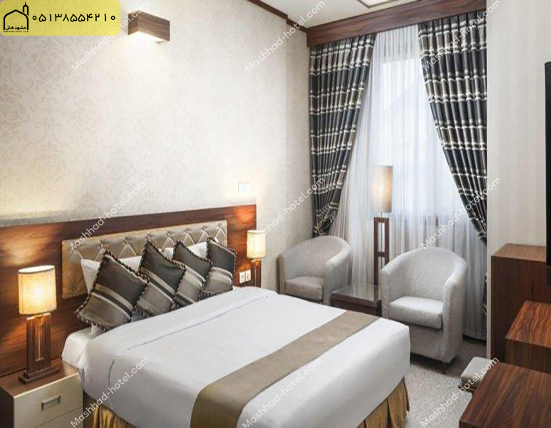 اتاق دو تخته دبل استاندارد با ظرفیت دو نفر