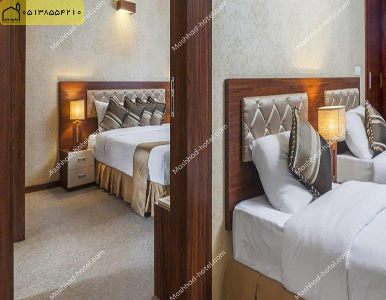 اتاق چهار تخته استاندارد با ظرفیت چهار نفر