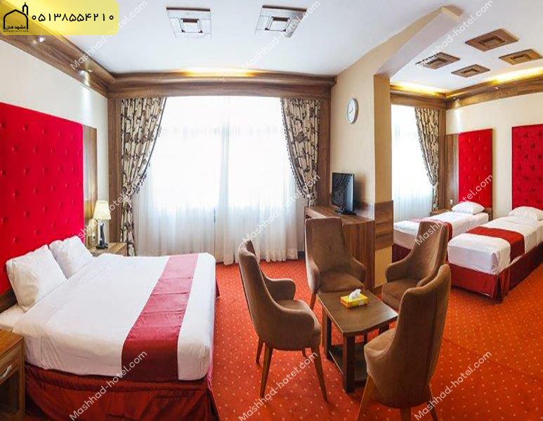 اتاق چهار تخته با ظرفیت چهار نفر