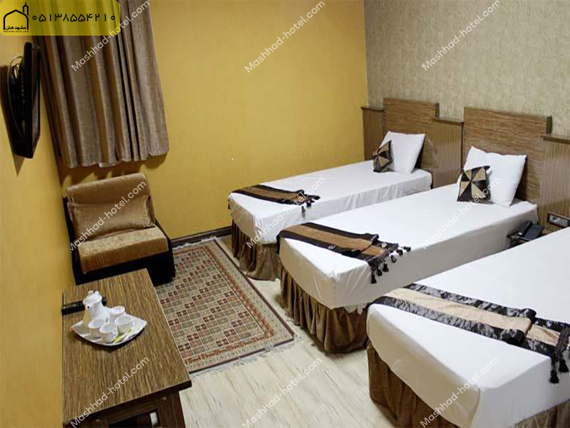 اتاق چهار تخته (فولبرد) با ظرفیت چهار نفر