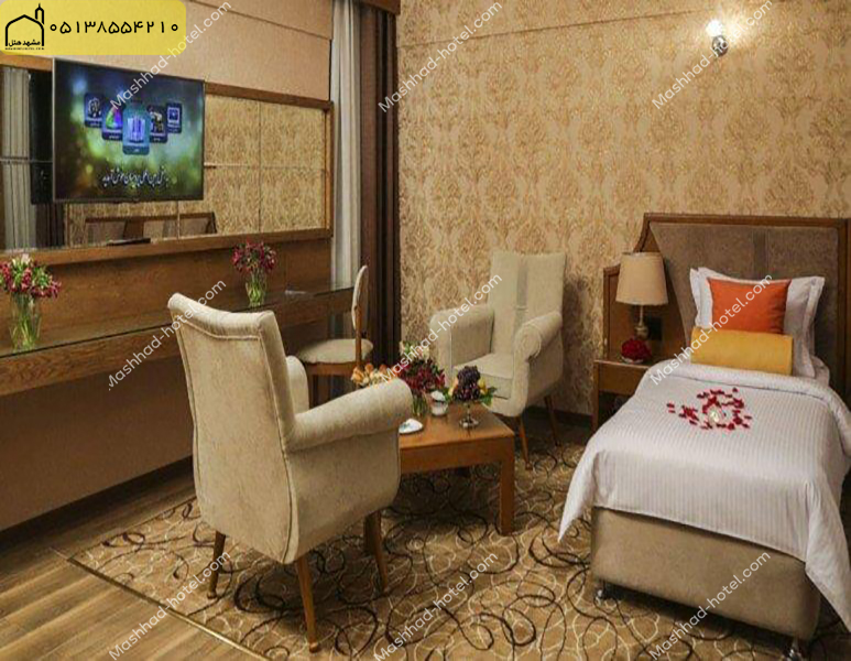 اتاق دو تخته توئین لوکس با ظرفیت دو نفر