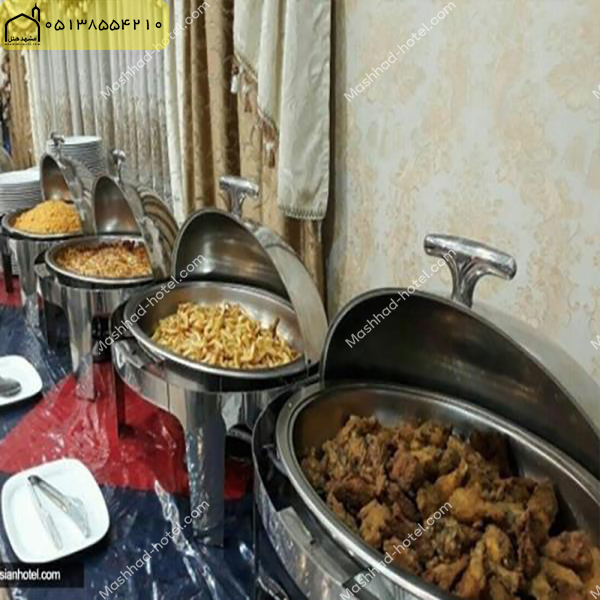 قیمت هتل آپارتمان در مشهد نزدیک حرم با غذا