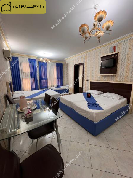 اتاق چهار تخته با ظرفیت چهار نفر