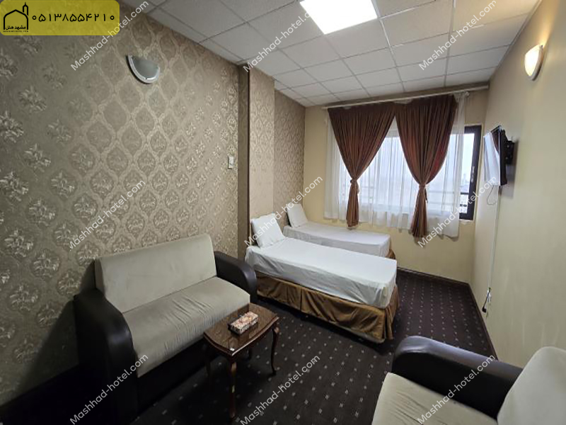 اتاق 4 تخته فولبرد (1 تخت دبل و 2 تخت سینگل)